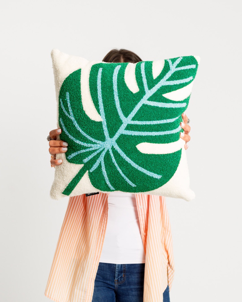 Leaf Tufted Cushion