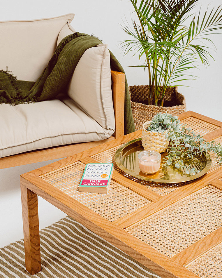 Cane Coffee Table
