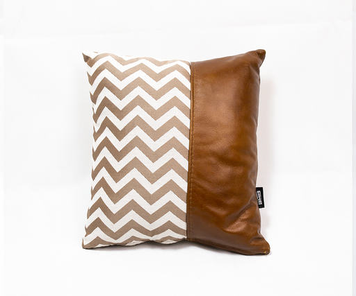 [LEA-DEF-78] LEATHER CANVAS CUSHION