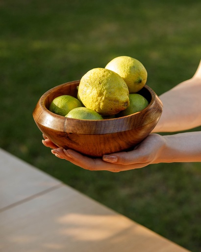[MED-DEF-97] Medium Wooden serving bowl